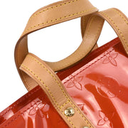 Louis Vuitton Red Vernis Reade PM Tote Handbag M91088 MI0021 XX06321
