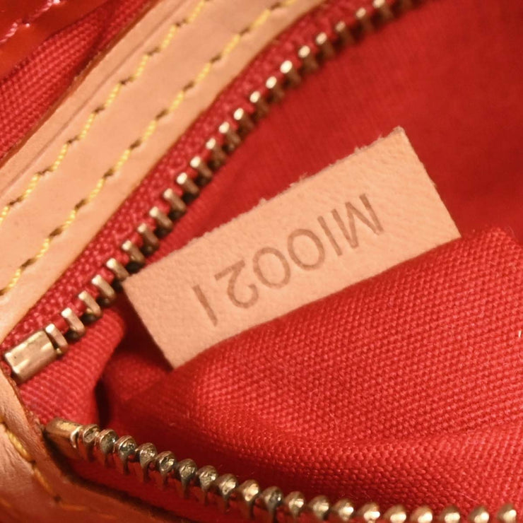 Louis Vuitton Red Vernis Reade PM Tote Handbag M91088 MI0021 XX06321