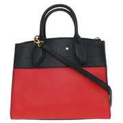 Louis Vuitton Red Black City Steamer PM 2way Handbag M54868 DU2187 XX06361