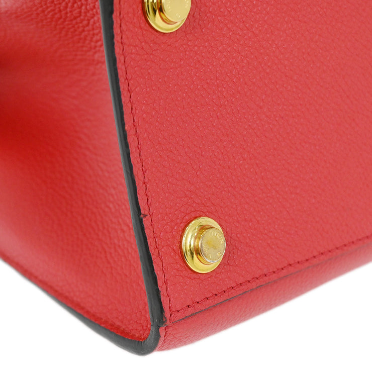 Louis Vuitton Red Black City Steamer PM 2way Handbag M54868 DU2187 XX06361