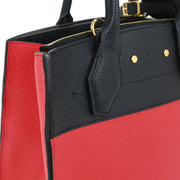 Louis Vuitton Red Black City Steamer PM 2way Handbag M54868 DU2187 XX06361