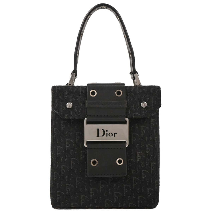 Christian Dior Black Street Chic Trotter Handbag HE1002 XX06749