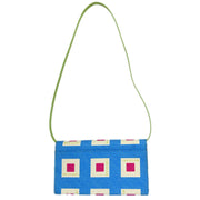 Bvlgari Blue Canvas Shoulder Bag PAEMEM XX06757