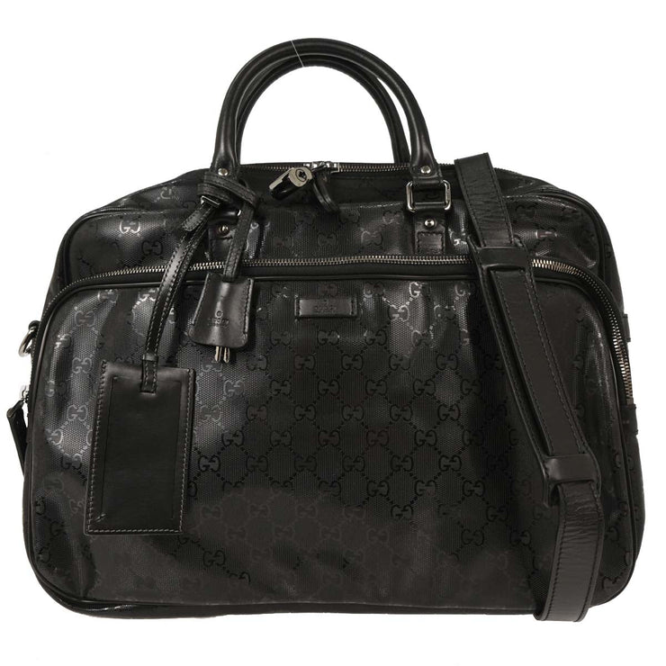Gucci Black GG Briefcase 2way Handbag 289892 001998 XX06758