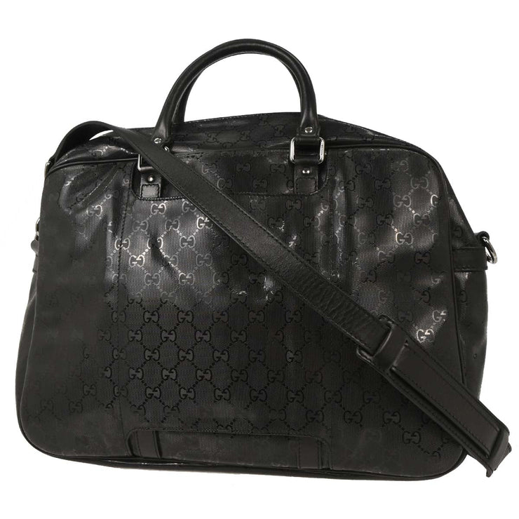 Gucci Black GG Briefcase 2way Handbag 289892 001998 XX06758