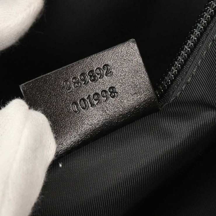 Gucci Black GG Briefcase 2way Handbag 289892 001998 XX06758