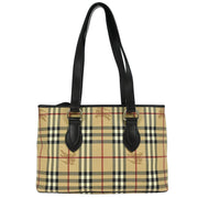 Burberry Beige PVC House Check Tote Handbag ITTIVGRO58CAL XX06773