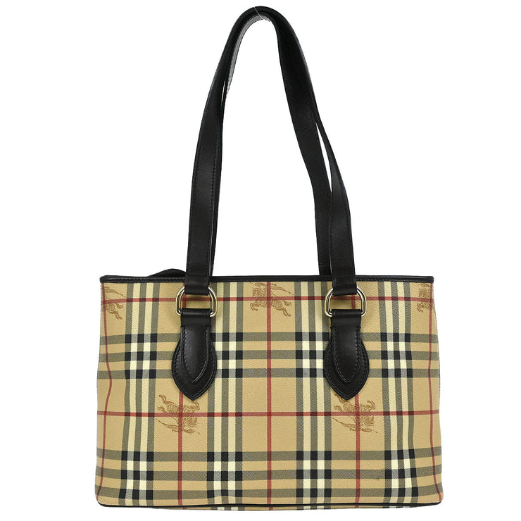 Burberry Beige PVC House Check Tote Handbag ITTIVGRO58CAL XX06773