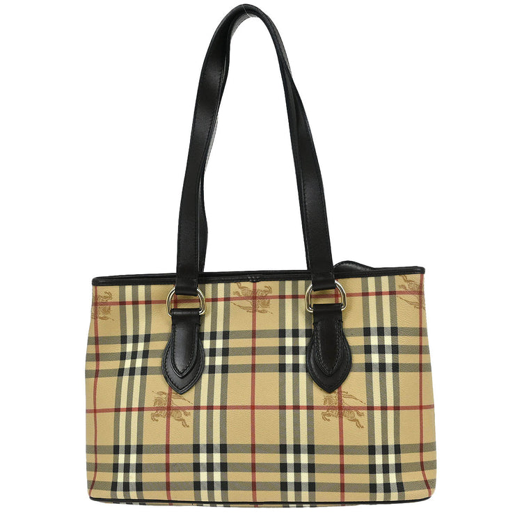 Burberry Beige PVC House Check Tote Handbag ITTIVGRO58CAL XX06773