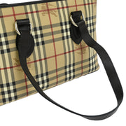 Burberry Beige PVC House Check Tote Handbag ITTIVGRO58CAL XX06773