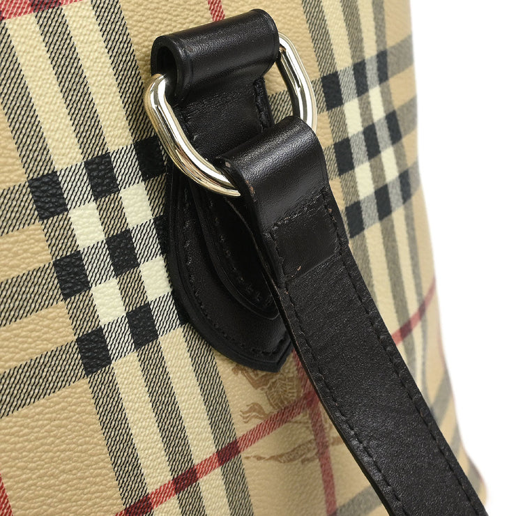 Burberry Beige PVC House Check Tote Handbag ITTIVGRO58CAL XX06773