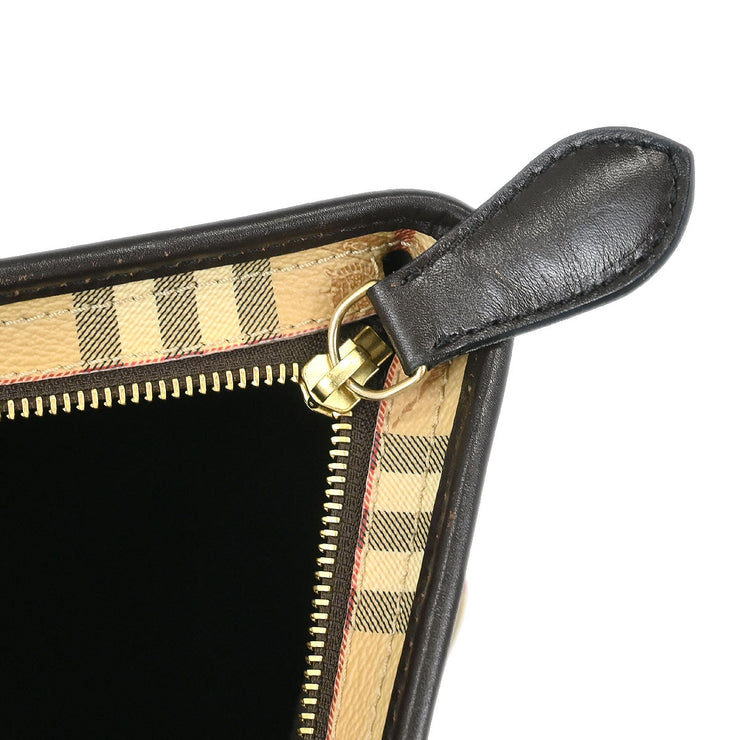 Burberry Beige PVC House Check Tote Handbag ITTIVGRO58CAL XX06773