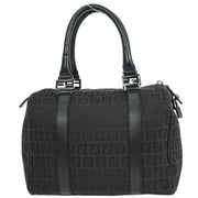 Fendi Black Zucchino Handbag 2305/8BL058/JQ5/059 AA48609 XX07037