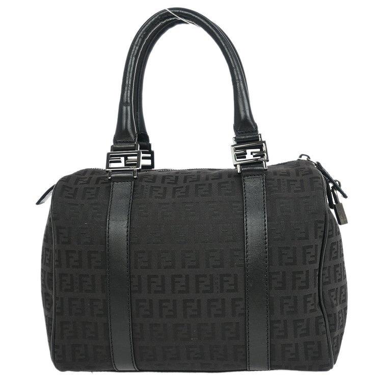 Fendi Black Zucchino Handbag 2305/8BL058/JQ5/059 AA48609 XX07037
