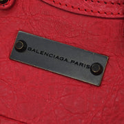 Balenciaga Red Bag Charm Coin Case Key Ring 253199.5765.1669 Small Good XX07125