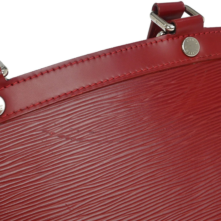 Louis Vuitton Red Epi Brea MM 2way Handbag M4030E SR3150 XX07463