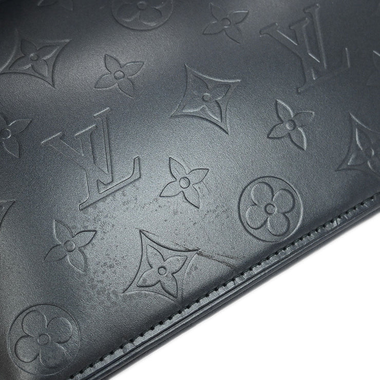 Louis Vuitton Blue Monogram Mat Alston Shoulder Bag M55125 CA0032 XX07580