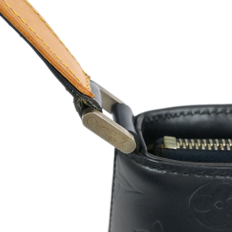 Louis Vuitton Blue Monogram Mat Alston Shoulder Bag M55125 CA0032 XX07580