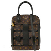 Louis Vuitton Monogram Macassar Tresage Tote 2way Handbag M44111 FO1117 XX07974