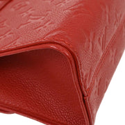 Louis Vuitton Red Monogram Empreinte Saint Sulpice PM M43393 TJ4187 XX08140