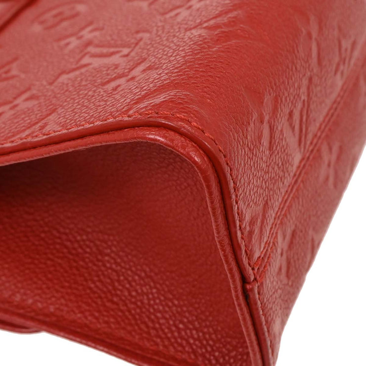 Louis Vuitton Red Monogram Empreinte Saint Sulpice PM M43393 TJ4187 XX08140