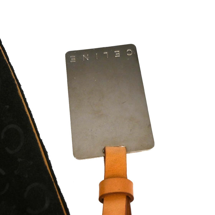 Celine Black Suede C Macadam Twin Handbag MC00/1 XX08146