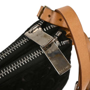 Celine Black Suede C Macadam Twin Handbag MC00/1 XX08146