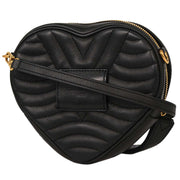 Louis Vuitton Black New Wave Heart Clutch Shoulder Bag M52796 NZ4168 XX08167