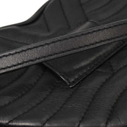 Louis Vuitton Black New Wave Heart Clutch Shoulder Bag M52796 NZ4168 XX08167