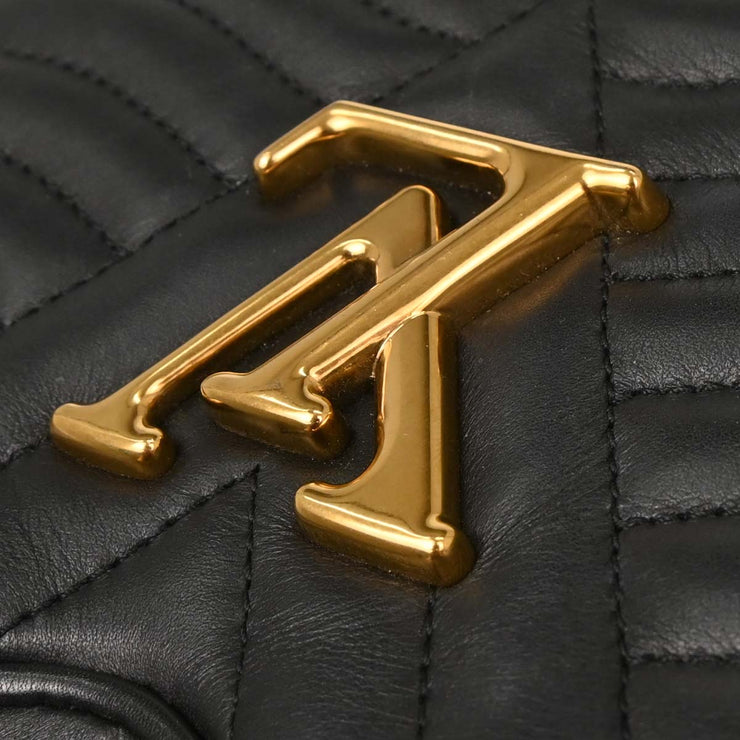 Louis Vuitton Black New Wave Heart Clutch Shoulder Bag M52796 NZ4168 XX08167