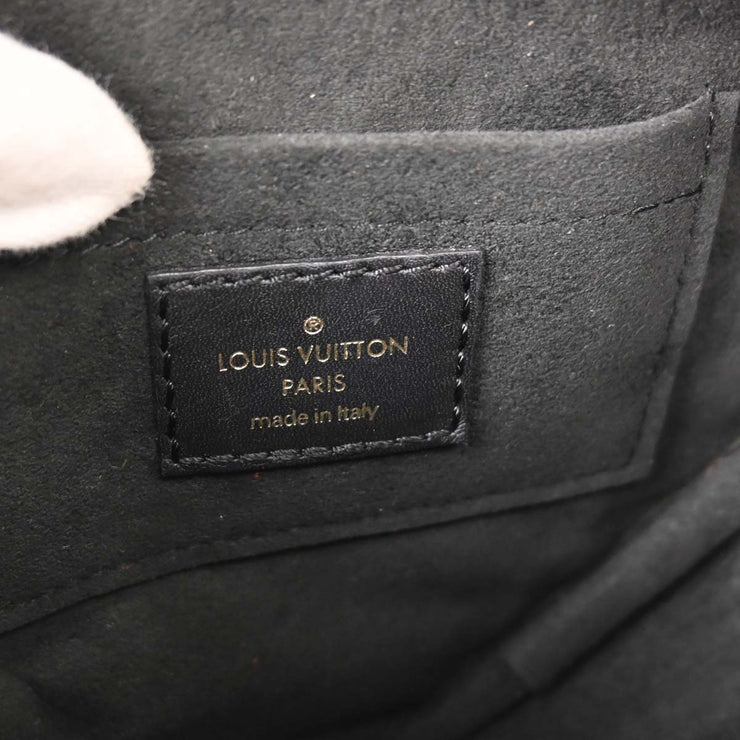 Louis Vuitton Black New Wave Heart Clutch Shoulder Bag M52796 NZ4168 XX08167