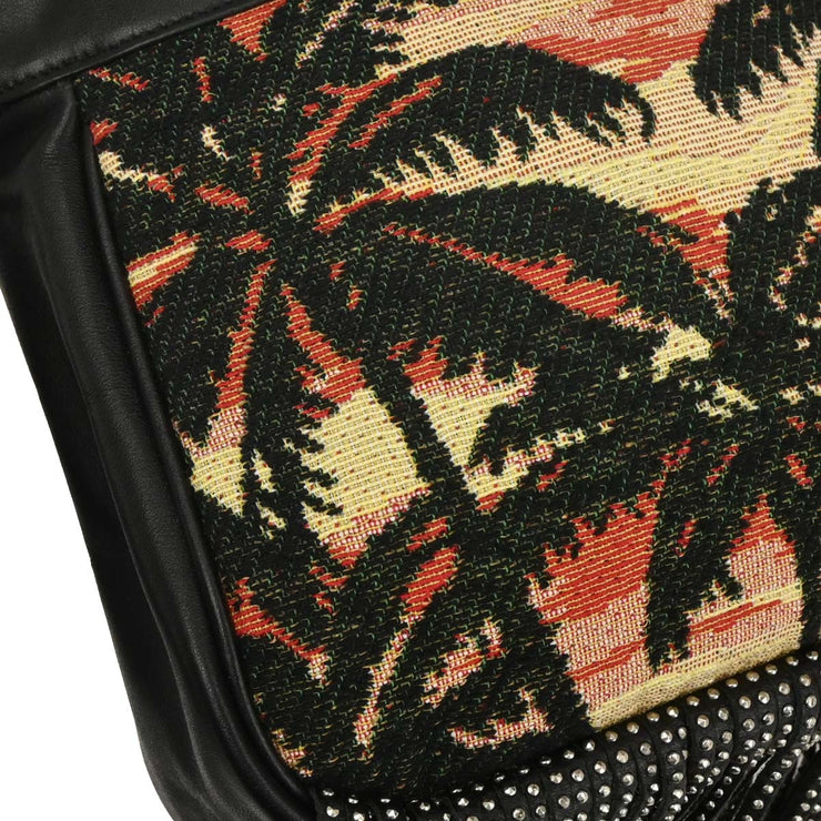 Saint Laurent Black Helena Bucket Bag Fringe Shoulder Bag VLR412691.0915 XX08230