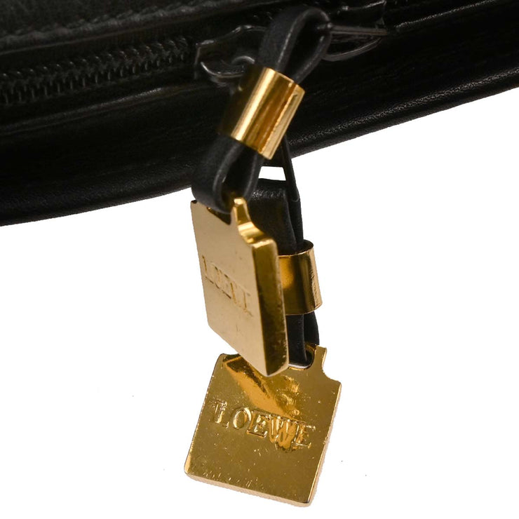Loewe Black Leather Amazona 32 Handbag L16 XX08239