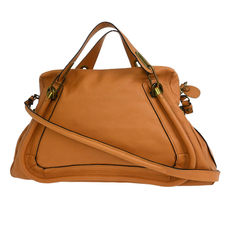 Chloe Beige Paraty 2way Handbag 03-12-50-65 XX08247