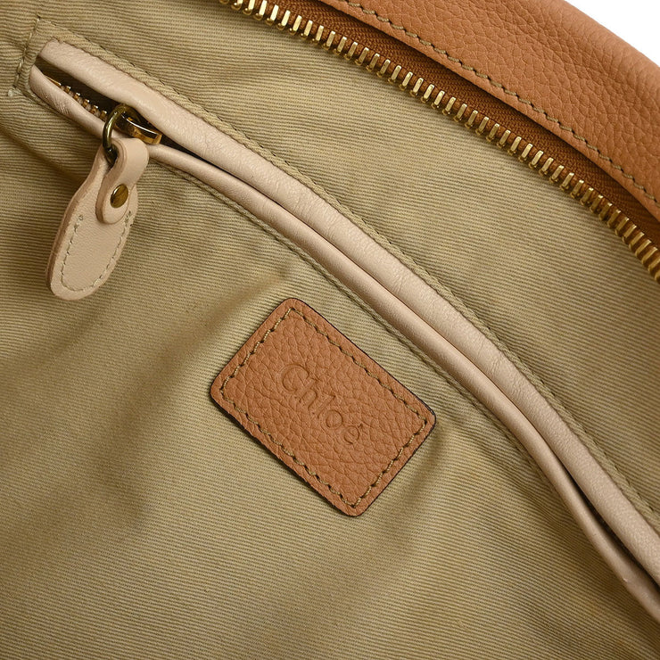 Chloe Beige Paraty 2way Handbag 03-12-50-65 XX08247