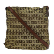 Fendi Brown Zucchino Shoulder Bag 2288-8BT127-TN9-089 XX08261