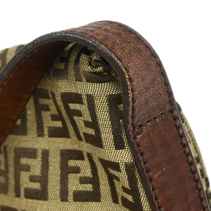 Fendi Brown Zucchino Shoulder Bag 2288-8BT127-TN9-089 XX08261