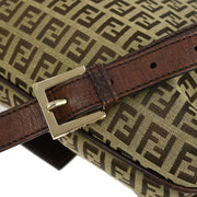 Fendi Brown Zucchino Shoulder Bag 2288-8BT127-TN9-089 XX08261