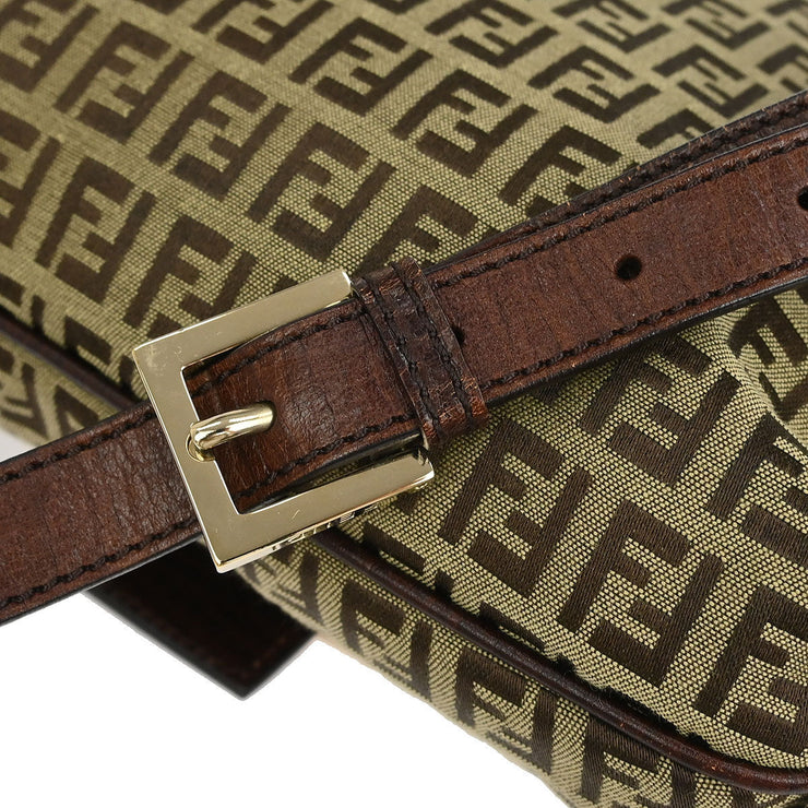 Fendi Brown Zucchino Shoulder Bag 2288-8BT127-TN9-089 XX08261