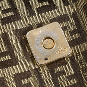 Fendi Brown Zucchino Shoulder Bag 2288-8BT127-TN9-089 XX08261