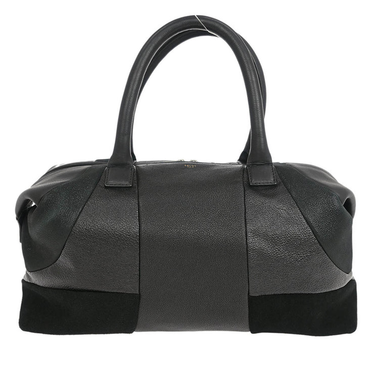 Celine Black Suede Leather Handbag XX08438
