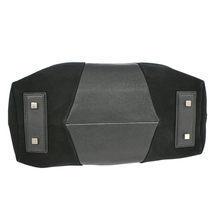 Celine Black Suede Leather Handbag XX08438