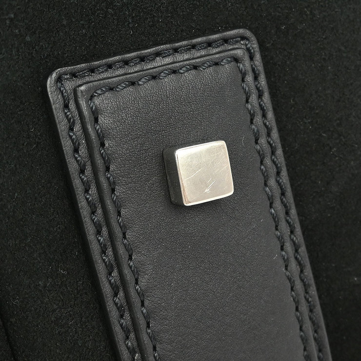 Celine Black Suede Leather Handbag XX08438