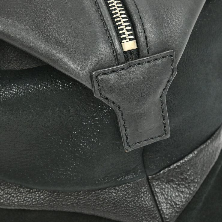 Celine Black Suede Leather Handbag XX08438