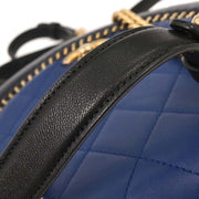 Chanel Navy Calfskin 2way Handbag Shoulder Bag XX40077