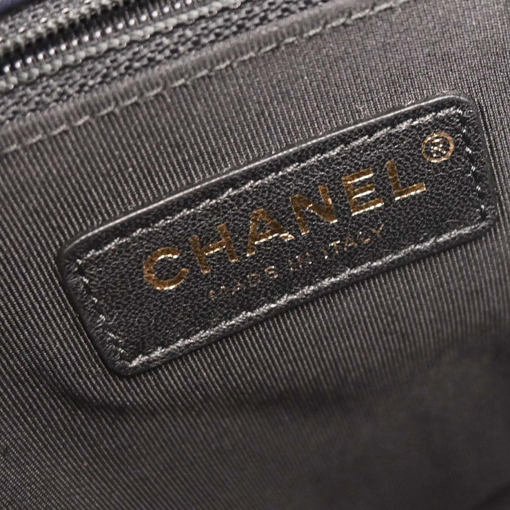 Chanel Navy Calfskin 2way Handbag Shoulder Bag XX40077