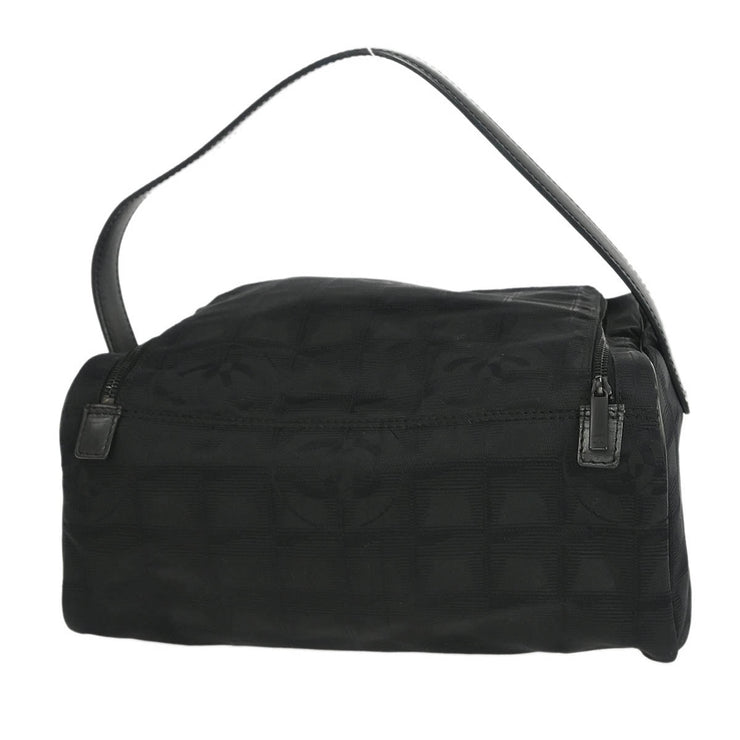 Chanel Black Jacquard Nylon Travel Line Handbag XX40136
