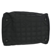 Chanel Black Jacquard Nylon Travel Line Handbag XX40136