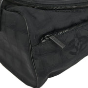 Chanel Black Jacquard Nylon Travel Line Handbag XX40136