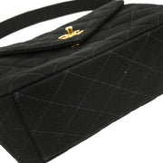 Chanel Black Cotton Handbag XX40196